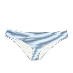 J.Crew Plus Size 3X Bikini Bottoms Blue White Stripe Cheeky Swim NWT